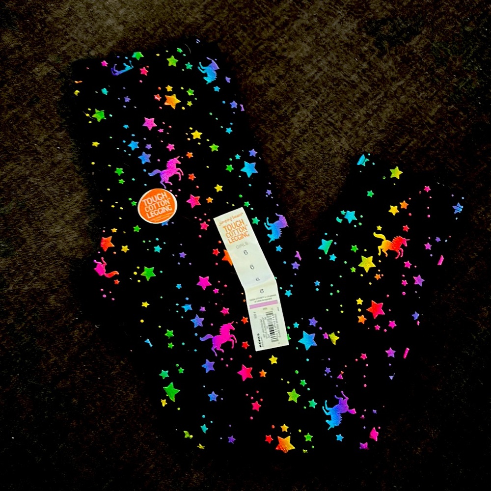 Girls Unicorn Leggings